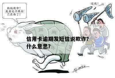 信用卡逾期发短信说欺诈？什么意思？