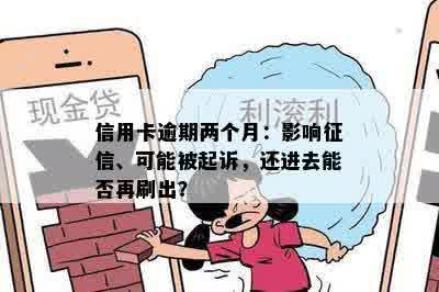 信用卡逾期两个月：影响征信、可能被起诉，还进去能否再刷出？