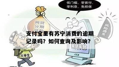 支付宝里有苏宁消费的逾期记录吗？如何查询及影响？