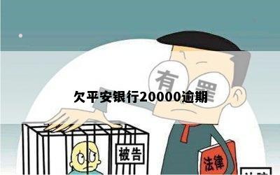 欠平安银行20000逾期