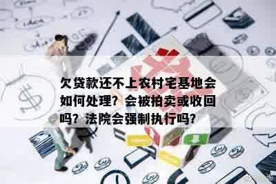 欠贷款还不上农村宅基地会如何处理？会被拍卖或收回吗？法院会强制执行吗？