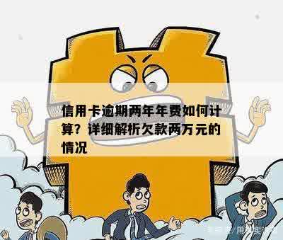 信用卡逾期两年年费如何计算？详细解析欠款两万元的情况