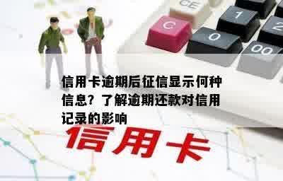 信用卡逾期后征信显示何种信息？了解逾期还款对信用记录的影响