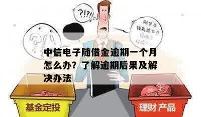 中信电子随借金逾期一个月怎么办？了解逾期后果及解决办法