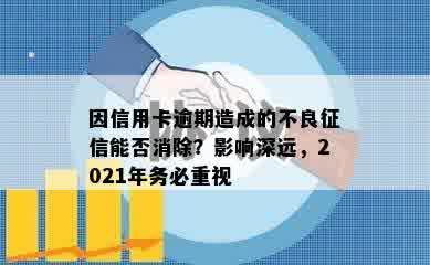 因信用卡逾期造成的不良征信能否消除？影响深远，2021年务必重视