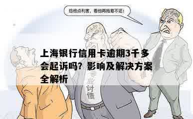 上海银行信用卡逾期3千多会起诉吗？影响及解决方案全解析