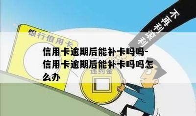 信用卡逾期后能补卡吗吗-信用卡逾期后能补卡吗吗怎么办