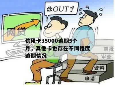 信用卡35000逾期5个月，其他卡也存在不同程度逾期情况