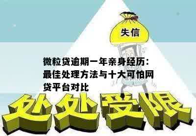 微粒贷逾期一年亲身经历：更佳处理方法与十大可怕网贷平台对比