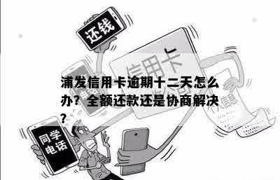 浦发信用卡逾期十二天怎么办？全额还款还是协商解决？