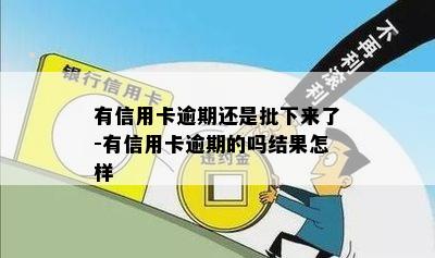 有信用卡逾期还是批下来了-有信用卡逾期的吗结果怎样