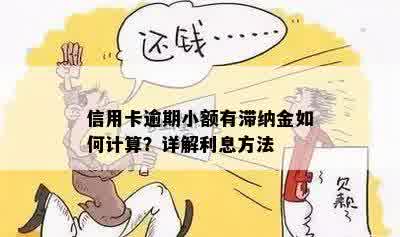 信用卡逾期小额有滞纳金如何计算？详解利息方法