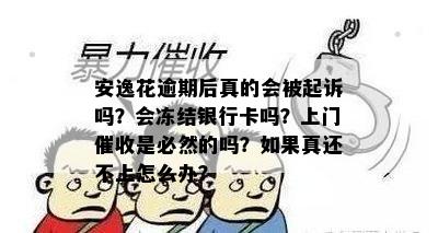 安逸花逾期后真的会被起诉吗？会冻结银行卡吗？上门催收是必然的吗？如果真还不上怎么办？