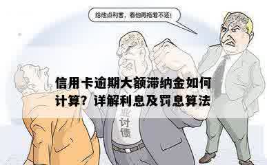 信用卡逾期大额滞纳金如何计算？详解利息及罚息算法