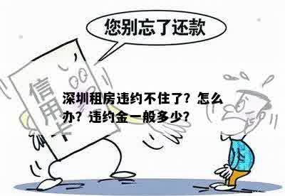 深圳租房违约不住了？怎么办？违约金一般多少？