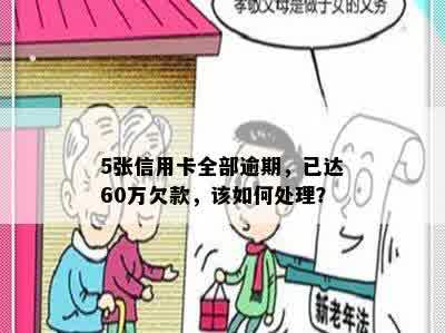 5张信用卡全部逾期，已达60万欠款，该如何处理？