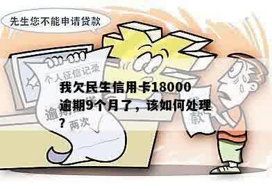 我欠民生信用卡18000逾期9个月了，该如何处理？