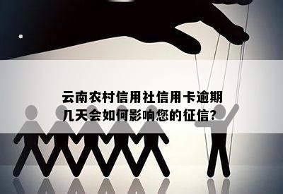 云南农村信用社信用卡逾期几天会如何影响您的征信?