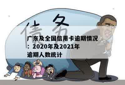 广东及全国信用卡逾期情况：2020年及2021年逾期人数统计