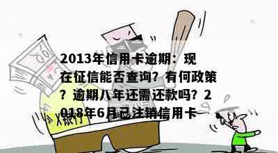 2013年信用卡逾期：现在征信能否查询？有何政策？逾期八年还需还款吗？2018年6月已注销信用卡