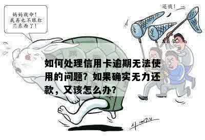 如何处理信用卡逾期无法使用的问题？如果确实无力还款，又该怎么办？