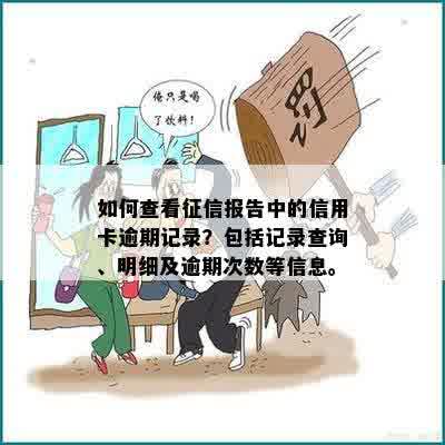 如何查看征信报告中的信用卡逾期记录？包括记录查询、明细及逾期次数等信息。