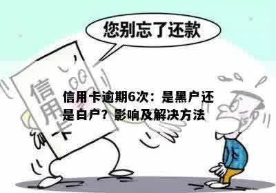 信用卡逾期6次：是黑户还是白户？影响及解决方法