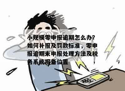 小规模零申报逾期怎么办？如何补报及罚款标准，零申报逾期未申报处理方法及税务系统报备位置