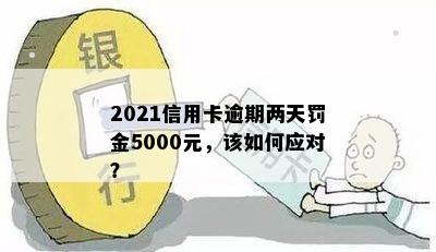 2021信用卡逾期两天罚金5000元，该如何应对？