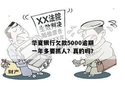 华夏银行欠款5000逾期一年多要抓人？真的吗？