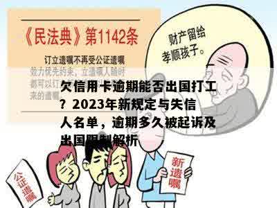 欠信用卡逾期能否出国打工？2023年新规定与失信人名单，逾期多久被起诉及出国限制解析