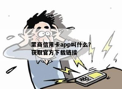 蒙商信用卡app叫什么？获取官方下载链接