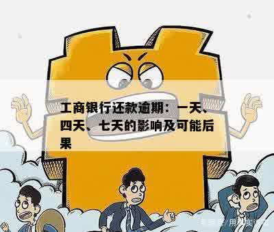 工商银行还款逾期：一天、四天、七天的影响及可能后果