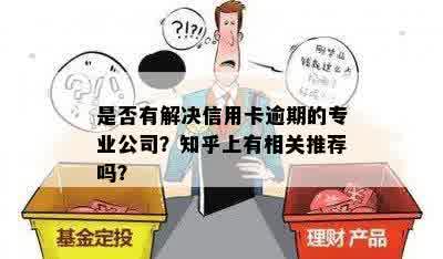 是否有解决信用卡逾期的专业公司？知乎上有相关推荐吗？