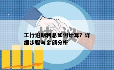 工行逾期利息如何计算？详细步骤与金额分析