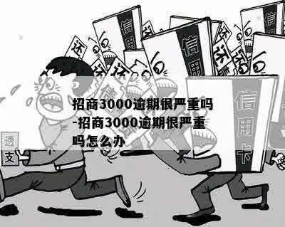 招商3000逾期很严重吗-招商3000逾期很严重吗怎么办