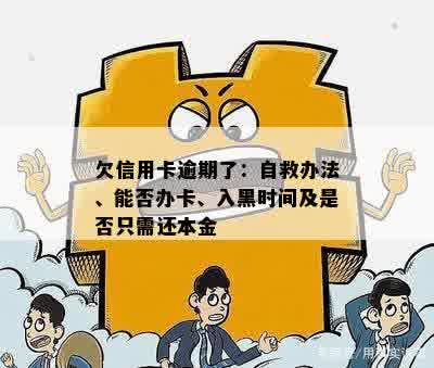 欠信用卡逾期了：自救办法、能否办卡、入黑时间及是否只需还本金