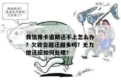 我信用卡逾期还不上怎么办？欠款会越还越多吗？无力偿还应如何处理？