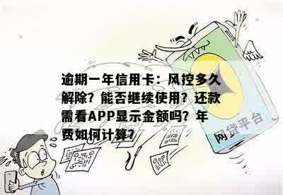 逾期一年信用卡：风控多久解除？能否继续使用？还款需看APP显示金额吗？年费如何计算？