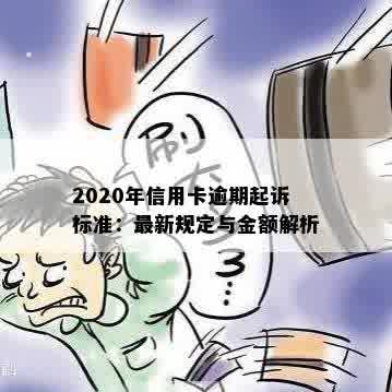 2020年信用卡逾期起诉标准：最新规定与金额解析