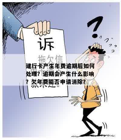 建行卡产生年费逾期后如何处理？逾期会产生什么影响？欠年费能否申请消除？