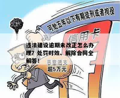 违法建设逾期未改正怎么办理？处罚时效、解除合同全解答！