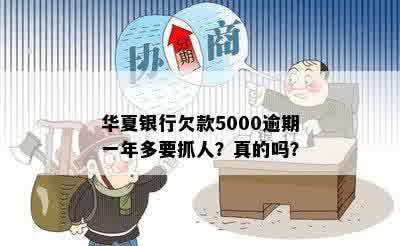 华夏银行欠款5000逾期一年多要抓人？真的吗？