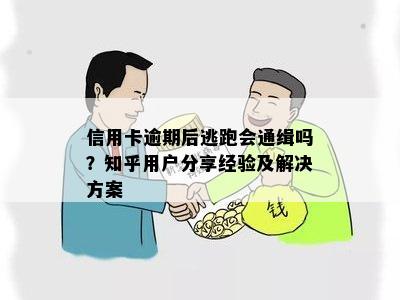 信用卡逾期后逃跑会通缉吗？知乎用户分享经验及解决方案