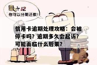 信用卡逾期处理攻略：会被停卡吗？逾期多久会起诉？可能面临什么后果？