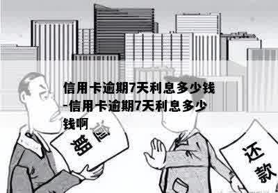 信用卡逾期7天利息多少钱-信用卡逾期7天利息多少钱啊