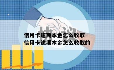 信用卡逾期本金怎么收取-信用卡逾期本金怎么收取的