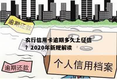 农行信用卡逾期多久上征信？2020年新规解读