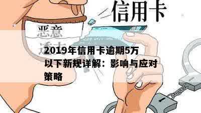 2019年信用卡逾期5万以下新规详解：影响与应对策略