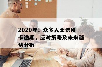 2020年：众多人士信用卡逾期，应对策略及未来趋势分析